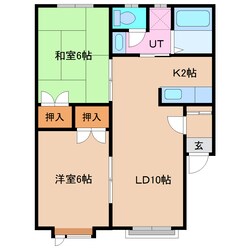 岩見沢駅 車移動15分  2.5km 2階の物件間取画像